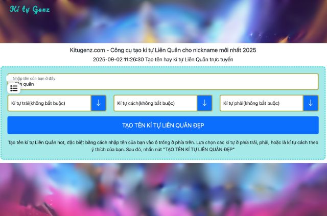 kí tự đặc biệt trong chế độ