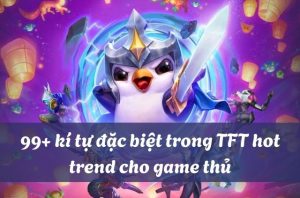 kí tự đặc biệt trong chế độ TFT