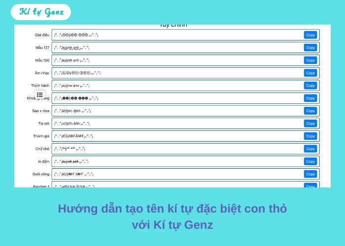 hướng dẫn tạo tên