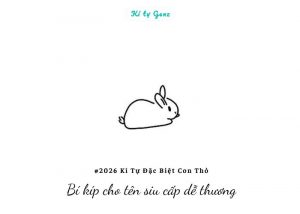 kí tự đặc biệt con thỏ