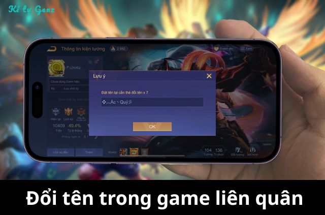 Đổi tên trong game liên quân