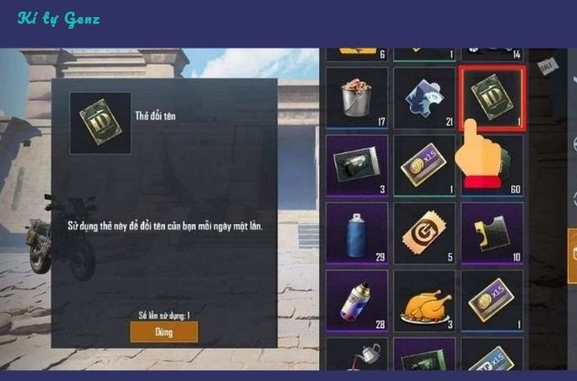 đổi tên pubg mobile kí tự đặc biệt