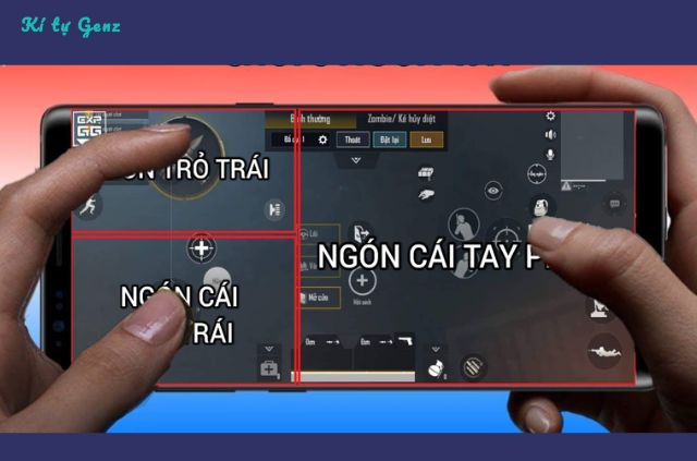cài đặt điều khiển pubg mobile 3 ngón